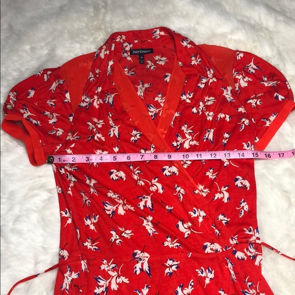 Juicy Couture ‘Feather Iris’ Silk Wrap Dress - Picture 11 of 11